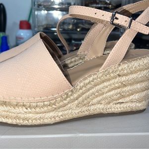 Franco Sarto wedges worn once almost new in box size 7